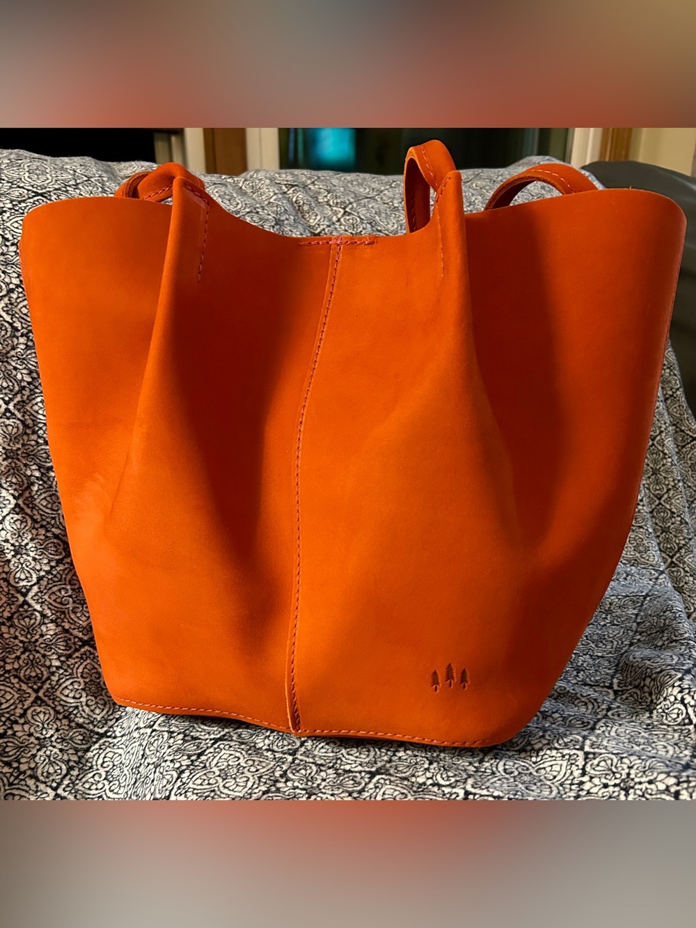 Portland Leather Goods Large Paprika Devan